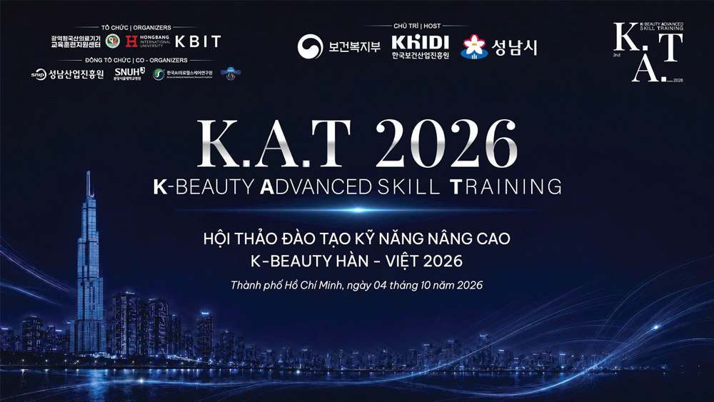 Hội thảo Đào tạo Kỹ năng Nâng cao K-Beauty Hàn–Việt 2026